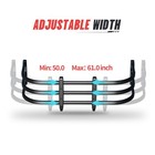 For 2005-2026 Tacoma 50-61  Adjustable Truck Bed Extender Tailgate Cargo Divider