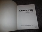 Graniteware   A Collectors Guide With Prices By Vernagene Vogelzang Kitchenware