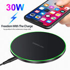 30w Wireless Charger  Fast Charging Pad For Iphone 16 Pro Max 15 14 13 12 Xs-