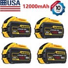 4 Pack Dcb609 For Dewalt Flexvolt 20v 60v 12ah Max Li-ion Battery Dcb202 Dcb615