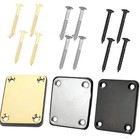 Electric Guitar Neck Plate W  Mounting Screws For Fender Stratocaster Telecaster