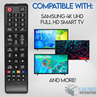 Replacement Remote For Samsung 4k Smart Tv   Works With Uhd Mu Nu Ru Series New