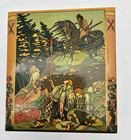 Russian Lacquer Box Hand Painted Fairy Tale Scene Signed Moscow