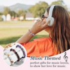 Music Themed Gifts For Women Lovers  Notes Bracelet Music    