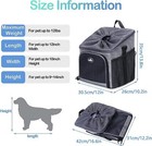 Dog Bike Basket Carrier  Pet Bicycle Front Carrier Backpack For Bike Riding Fold