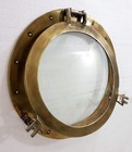 Brass Antique Finish Ship Boat Porthole Window Wall Decor Working Glass Port Hol