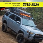 800lbs Full Size Roof Rack Cargo Basket W  Led Lights For 10-24 4runner 5th Gen