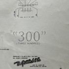 Three Hundrede 300  Gottlieb Schematic Pinball Arcade Game Manual