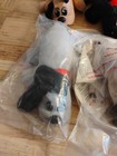 Vintage 1986 Tonka Pound Puppies 8 Plush 7    Dogs White Black Spots  Grey black