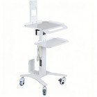 Medical Mobilecart  Adjustable Rolling Trolley W wheel For Dentalclinic Hospital