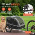 Pet Bicycle Trailer Dog Cat Bike Carrier 88 Lbs Load Water Resistant Steel