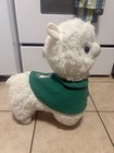 19    Alpacasso White Alpaca Plush W Green Cape Amuse Japan Large Kawaii