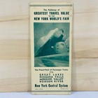1940 New York World s Fair Map Local Transit New York Central System Brochure