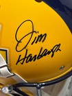 Jim Harbaugh Michigan Wolverines Signed Schutt Full Size Helmet Jsa Smeared