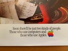 Rare 1983 Apple Computer Santa Poster Apple Ii Iii Christmas Steve Jobs Lisa Mac