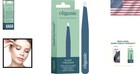 Comfort Grip Slant Tip Tweezers - Blue Stainless Steel For Precise Hair Plucking