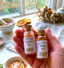 Wooden Apothecary Witchy Starter Kit  Glass Spell Bottle Herb Set