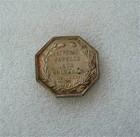 1821 France Antique Silver Medal Token Au