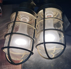 Vintage Appleton Form 200 Redodot Caged Light Wall Fixture Sconce Set 14 5 