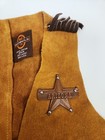 John R Craighead Leather Vest Youth M Arizona Star