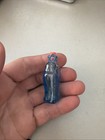 Vintage Dr  Fisch s Bitters Fish Shaped Blue Bottle