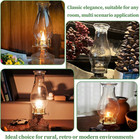 Oil Lamp Chimney Replacement     Clear Hurricane Lamp Glass Shade  wave Style  For