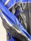 Alpinestars Motorcycle Jacket Size Xl Blue Black Leather Racing