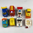 Vtech Go Go Smart Wheels Lot Of 8 Vehicles And Accessories Truck Mickey Car