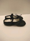 New Unbranded Child   s Ballet Dance gymnastics Slippers Black  Full Sole  Size 10