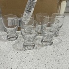 Shot Glasses Set Of 6  Clear Small Shot Glass For Whiskey Tequila Vodka  1 5o   