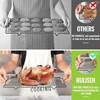 Hulisen Cooling Rack 2 Pack - 16  X 10   Nonstick Baking 2 Packs  Black 
