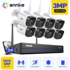 Annke 3mp Wireless Security Camera System 10ch Nvr Two Way Audio Recording 2tb