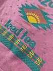 Arizona Iced Tea Graphic Logo Pink  Crewneck Pullover Sweatshirt Women   s Large