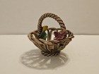 Nuova Capodimonte Small Pottery Basket Italy