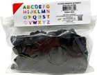 Large 3  Magnetic Alphabet Letters 26 Count Set Multicolor   Design W Characters