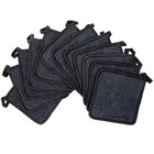Potholder Pack Of 12 - Heat Resistant Cotton 7x7 Kitchen Linens - Color Options