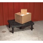 Structural Plastics D3624 Dunnage Rack  500 Lb Load Capacity  Hdpe  12 In H X