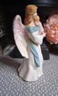 Vintage Homco  1434 Guardian Angel With Baby Porcelain Figurine By Home Interior