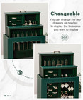 Jewelry Organizer Girls Women Jewelry Box For Necklaces Rings Earrings Gift Brac