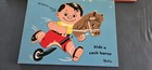 3-rare Vtg 2-sifo  1 Play School Wooden Block Puzzles Bunny-elephant-boy On Pony
