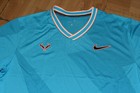 Nike Court Aeroreact Rafa Nadal Mens Ss Tennis Shirt Large Dri-fit Athletic Nwt