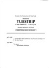 Tubstrip Playbill  A  J  Kroengold  Bathhouse  Pre-broadway  1973  Gay Interest