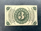  us Fractional Currency 3 Cents -third Issue Fr 1226 - Light Background   Unc