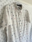O neill Men s Short Sleeve Shirt  Size S  Button-up Patriotic Bbq Camping