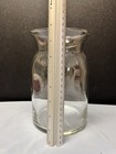 Large Size Clear Glass Round 8  X 5  Vase W  Wide Mouth