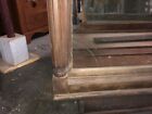 C1900 Vintage Oak Glass Floor Country Store Case 98x 42 5 X27 Reeded Column Edge