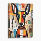 The Picasso Dog Canvas Wall Art Print