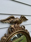 Vintage Syroco Federal Eagle Convex Mirror 1960 Wall Hanging Decor - Model 4010