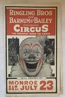 1932 Ubangi Savages Ringling Bros Circus Advertising Flyer small Poster Design