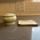 Porcelain Bavaria   Limoges France Floral Dresser Vanity Tray Dresser Set Vtg